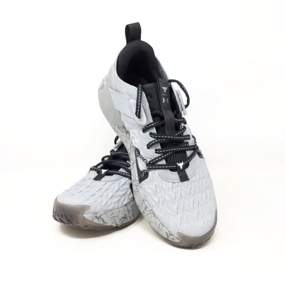 Under Armour Project Rock 6 Gym Training Shoe Sneaker Gray Mens 7 / Womens 8.5 - Picture 10 of 12